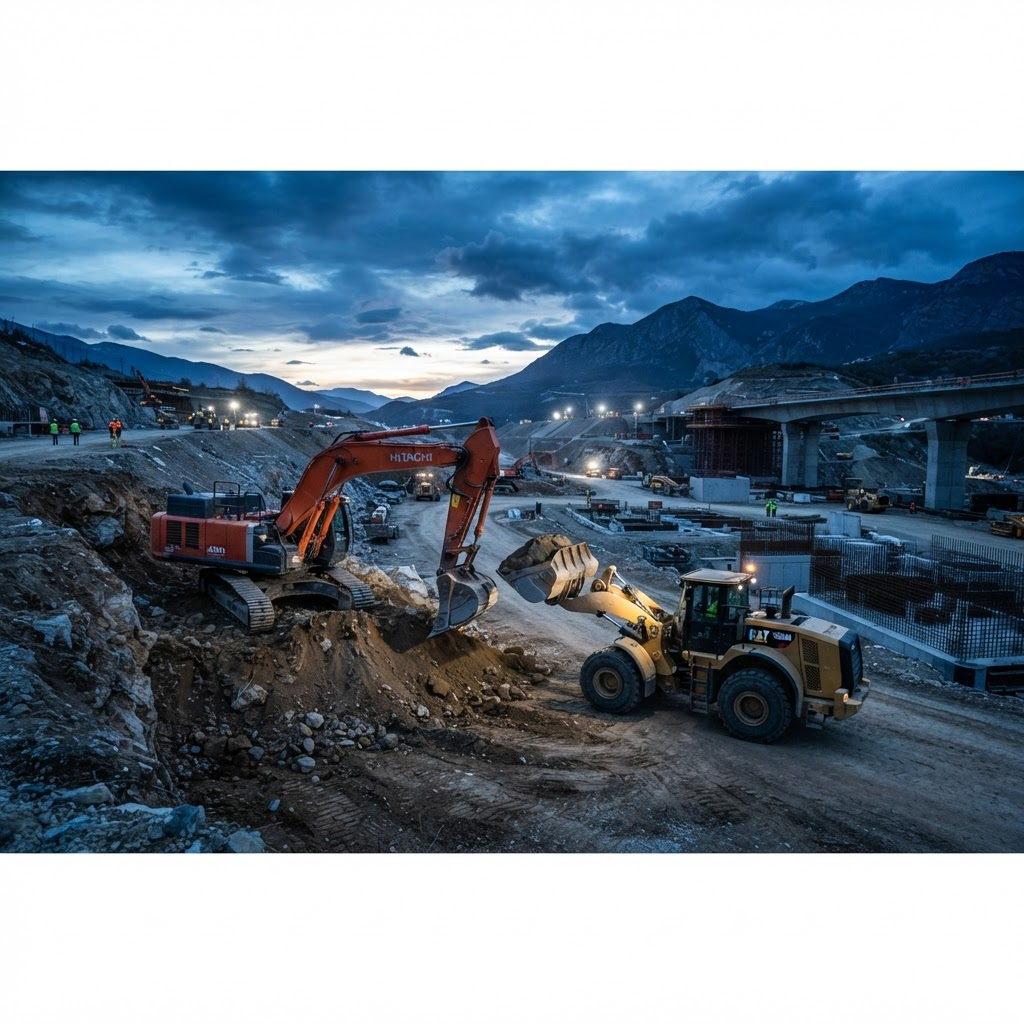 Locação de maquinário para obras
